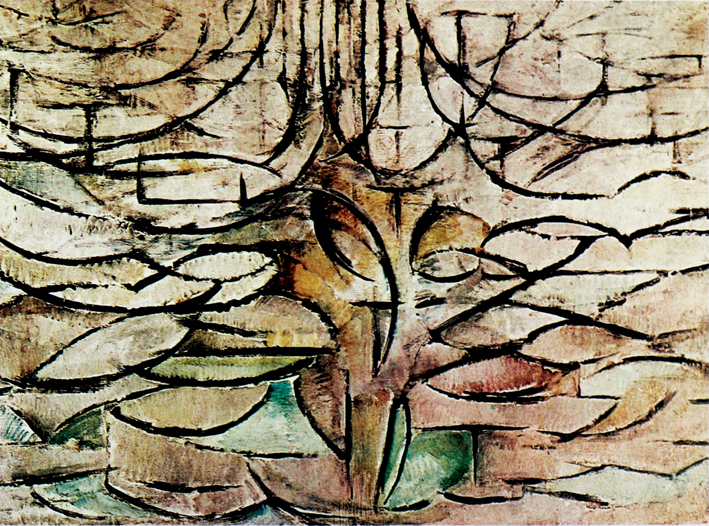  皮特·蒙德里安 Piet Mondrian ——开花的苹果树